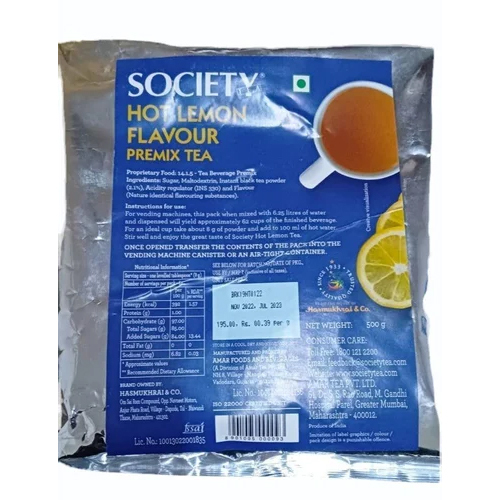 Society Hot Lemon 500g Pouch Premix Tea