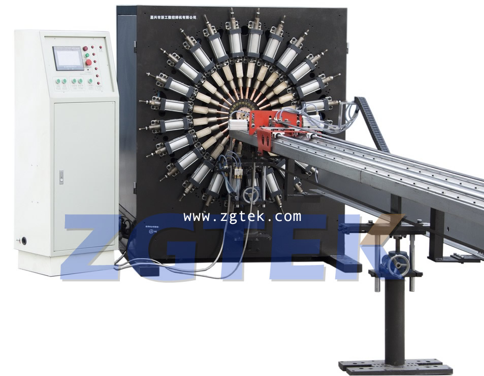 Filter skeleton welding machine 