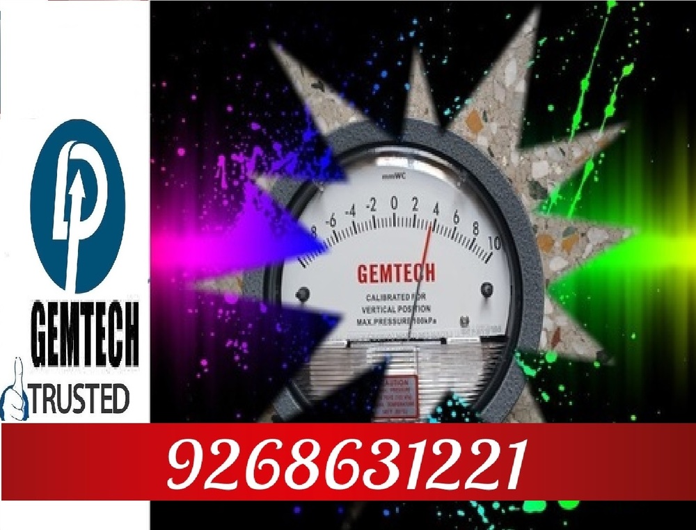 Popular Cities GEMTECH Differential Pressure Gauge Wholesalers for Bhubaneshwar
