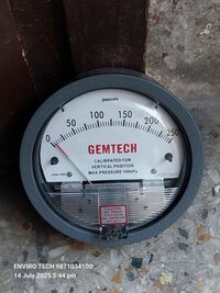 Clean Room Instruments Differential Pressure Gauge GEMTECH
