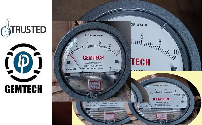 Popular Cities GEMTECH Differential Pressure Gauge Wholesalers for Guwahati