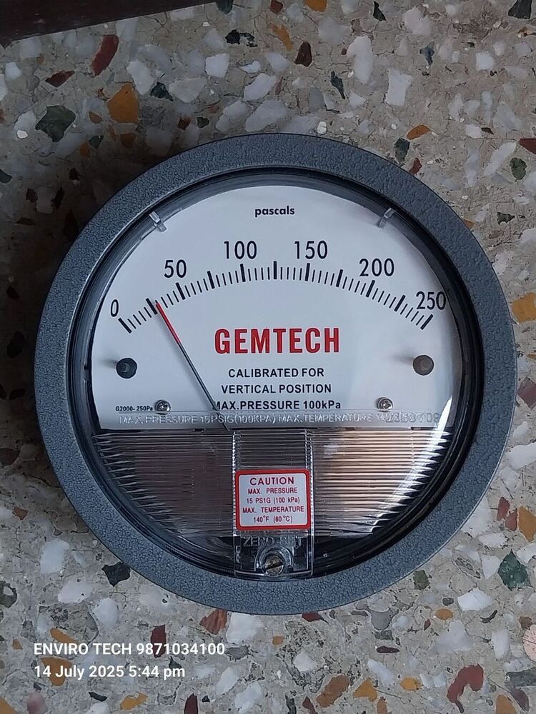 Distributor GEMTECH DIFFERENTIAL PRESSURE GAUGE In Charkhi Dadri Haryana
