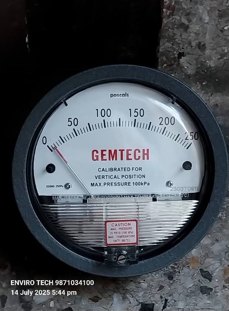 Distributor GEMTECH DIFFERENTIAL PRESSURE GAUGE In Charkhi Dadri Haryana