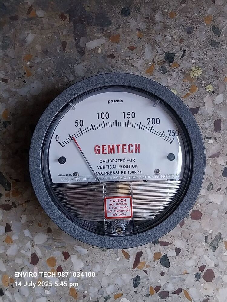 Distributor GEMTECH DIFFERENTIAL PRESSURE GAUGE In Charkhi Dadri Haryana