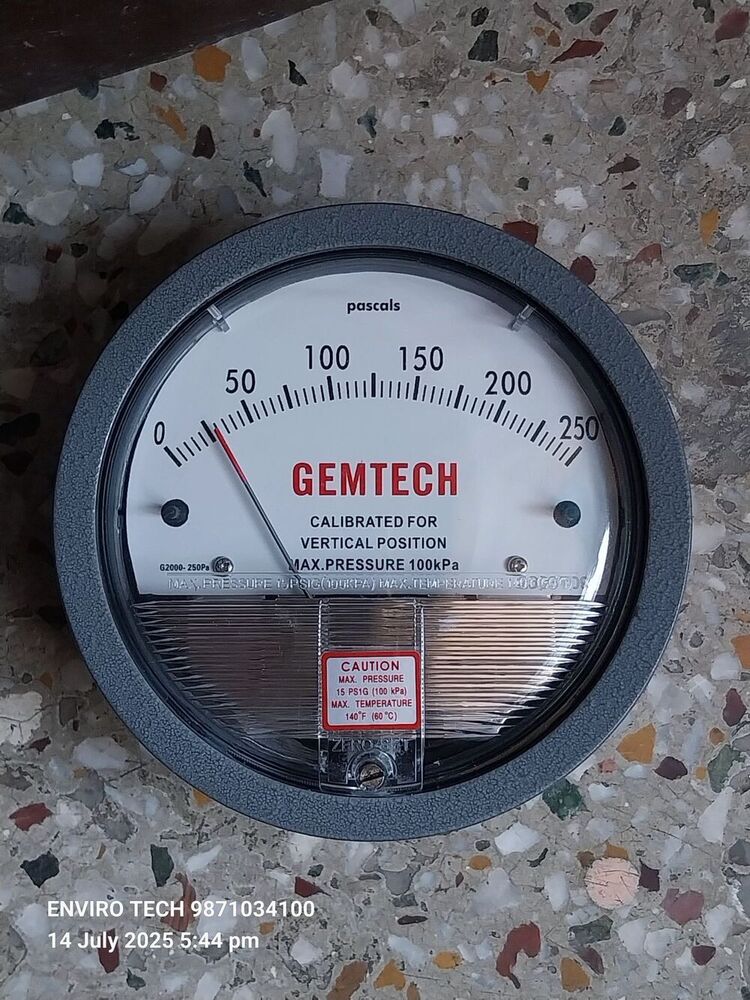 Distributor GEMTECH DIFFERENTIAL PRESSURE GAUGE In Charkhi Dadri Haryana