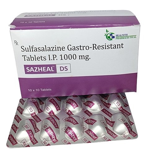 1000 Mg Sulfasalazine Gastro-Resistant Tablets Ip - Drug Type: General Medicines