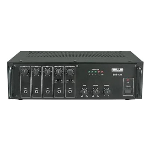 Ssb-120 Pa Mixer Amplifier - Color: Black