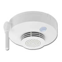 Wireless Smoke Detector - Color: White