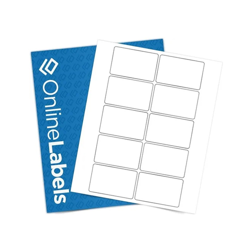 Pre Printed Labels - Color: White