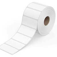 60x40 Mm Self Adhesive Polyester Labels - Color: White