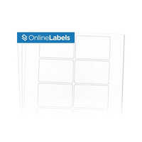 White Waterproof Label - Material: Paper