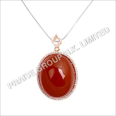 सिल्वर रत्न लटकन