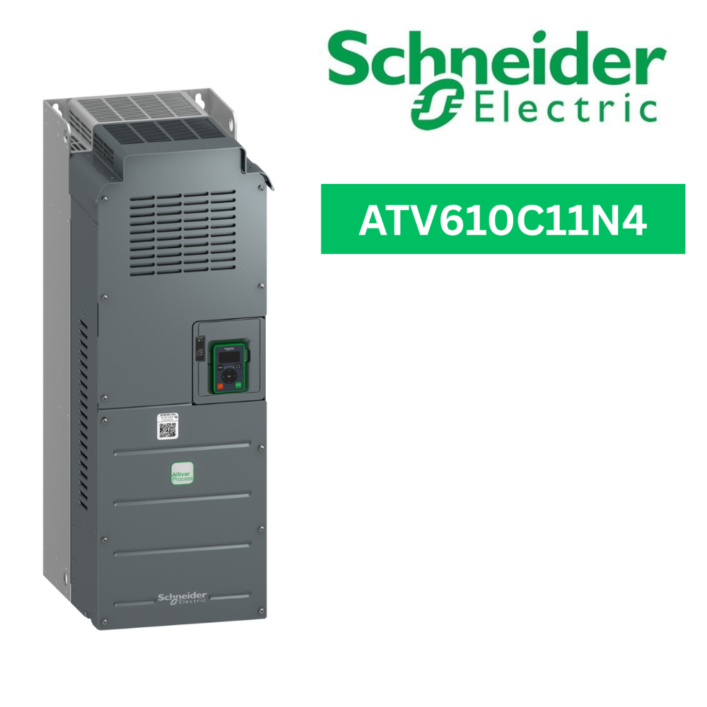 ATV610C11N4-variable speed drive, Easy Altivar 610, 110kW, 150hp, 380 to 460V, IP20