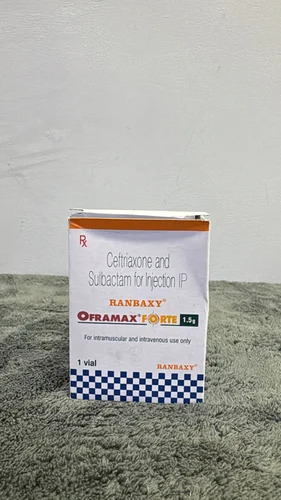 ओफ्रामैक्स फोर्टे सेफ्ट्रिअक्सोन साल्बैक्टम इंजेक्शन आईपी