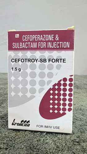 Cefotroy SB Forte Cefoperazone Sulbactam Injection