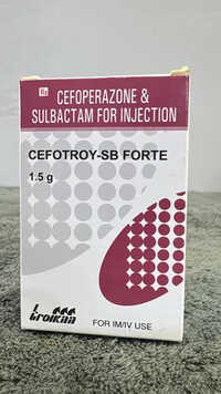 Cefotroy SB Forte Cefoperazone Sulbactam Injection