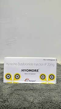 Hyomore Hyoscine Butylbromide Injection Ip - Physical Form: Liquid