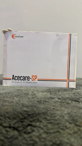 Acecare SP Aceclofenac Paracetamol Serratiopeptidase Tablets
