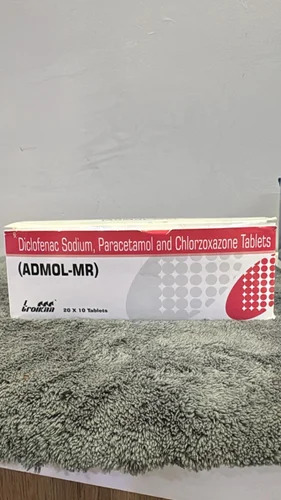 Admol MR DiclofenacSodium Pracetamol Chlorzoxazone Tablet