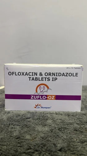 Zuflo OZ Ofloxacin Ornidazole Tablets IP