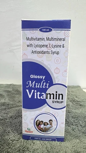 Glossy Multivitamin Multimineral With Lycopene L Lysine Antioxidants Syrup