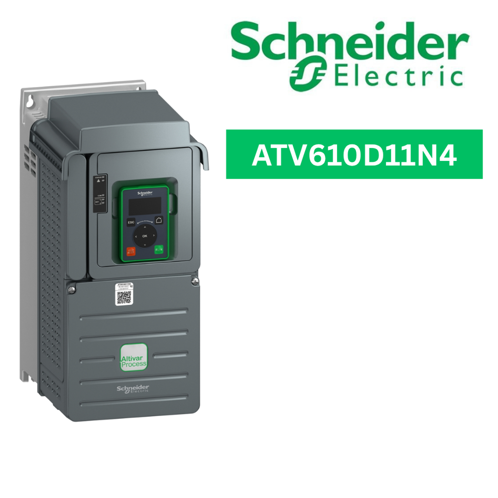 ATV610D11N4-variable speed drive, Easy Altivar 610, 11kW, 15hp, 380 to 460V, IP20