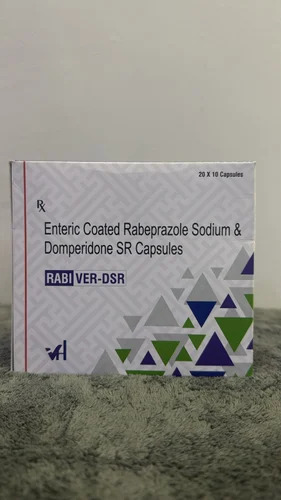 Rabi Ver DSR Enteric Coated Rabeprazole Sodium Domperidone SR Capsules