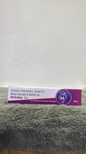 Diclodox Diclofenac Diethylamine Linseed Oil Methyl Salicylate Menthol Gel