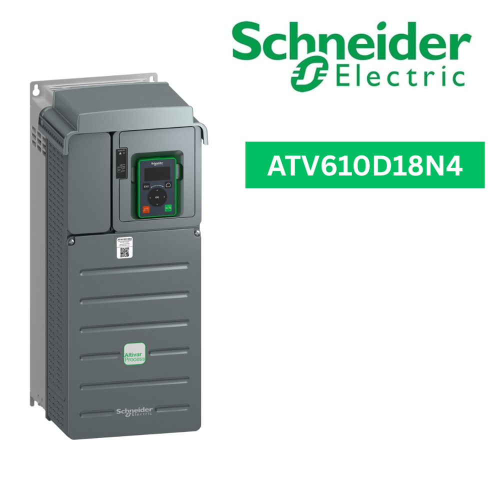 ATV610D18N4-variable speed drive, Easy Altivar 610, 18.5kW, 25hp, 380 to 460V, IP20
