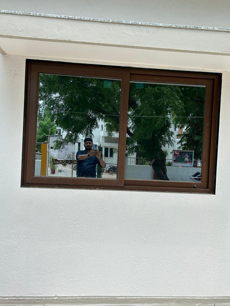 Aluminium Coated Domal Window - Color: Brown