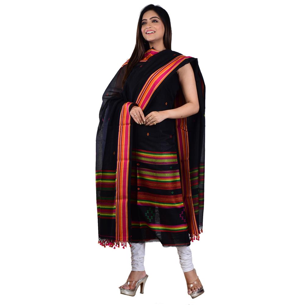 Handloom Cotton 3 Piece Suit