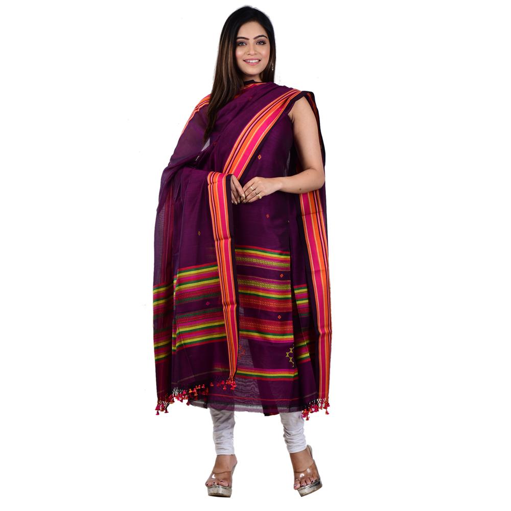 Handloom Cotton 3 Piece Suit