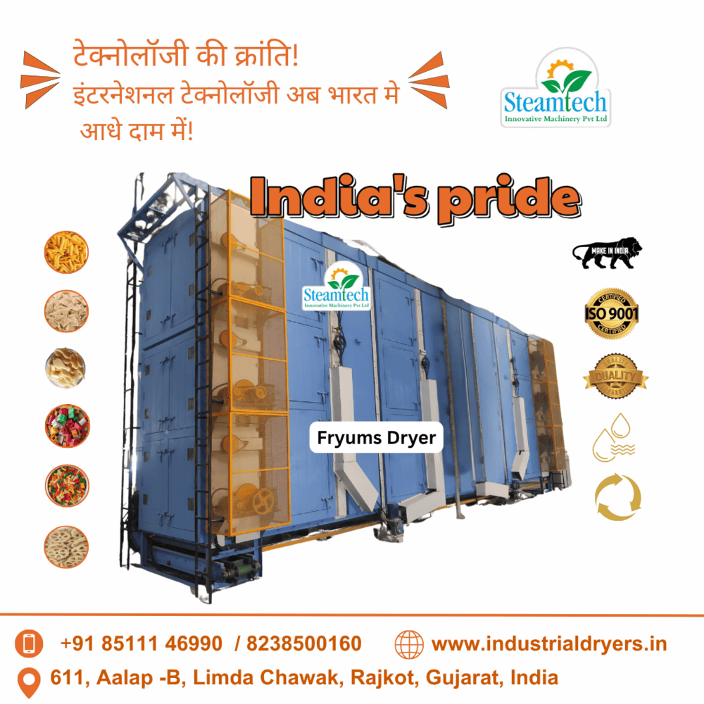 Fryums Dryer Machine