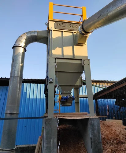 Pulse Jet Cartridge Dust Collector - Color: Cream