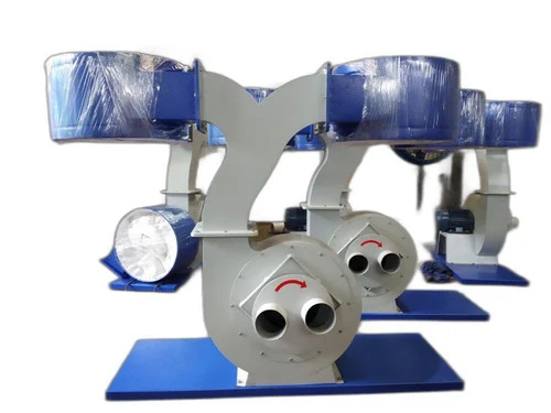 Wood Dust Collecting Machine - Color: White And Blue