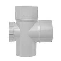 110mm Swr Solfit Door Upvc Tee Fittings - Color: Grey