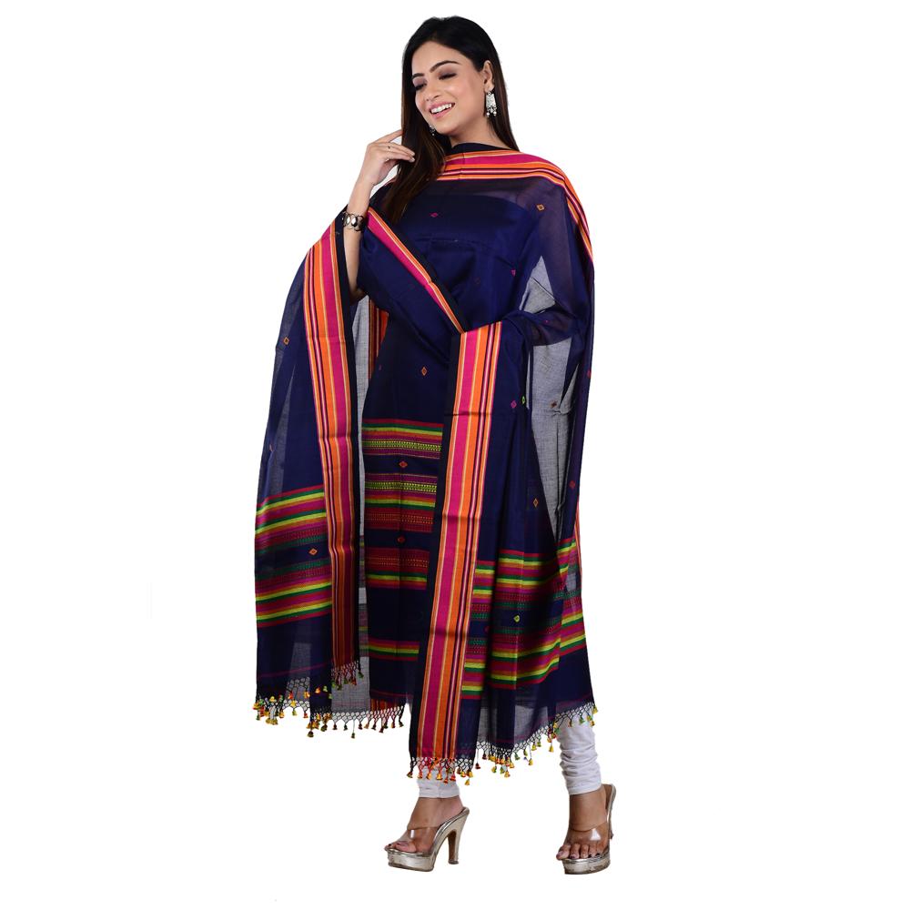 Handloom Cotton 3 Piece Suit