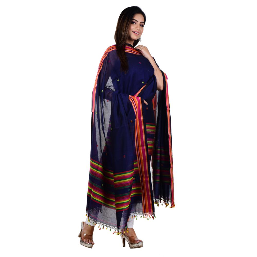 Handloom Cotton 3 Piece Suit
