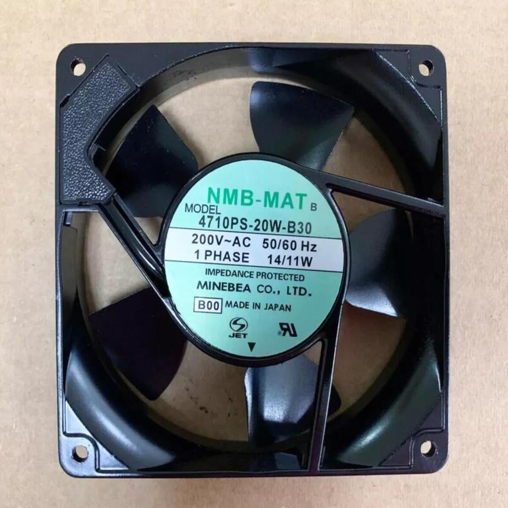 NMB 4710PS-20W-B30 Axial Fan 220V-50/60Hz 14/11W DC Brushless Air Cooling Fan 2700 RPM 120 * 120 * 25mm 2Wire (Metal)