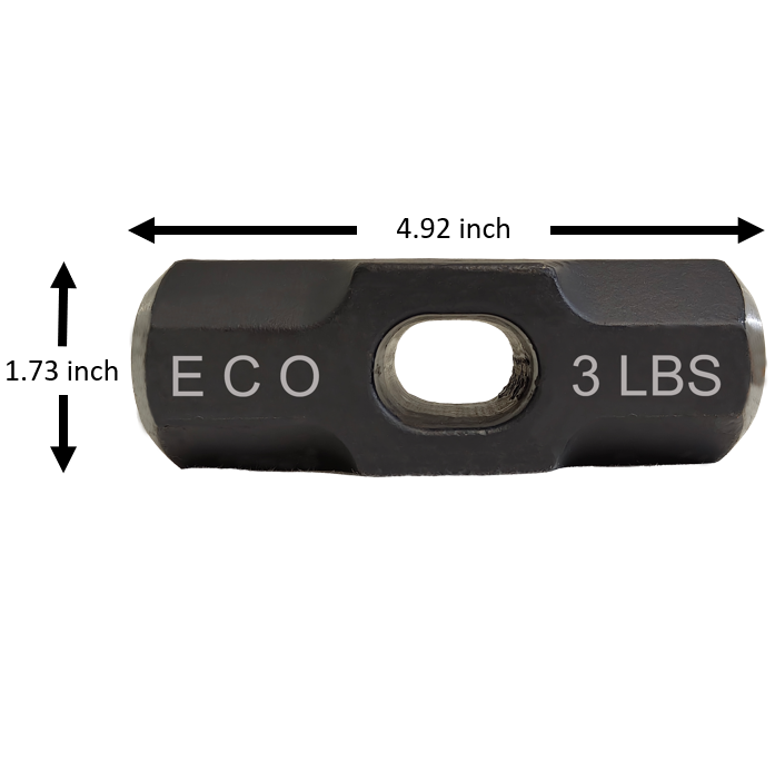 3 Lbs Eco Sledge Hammer Head
