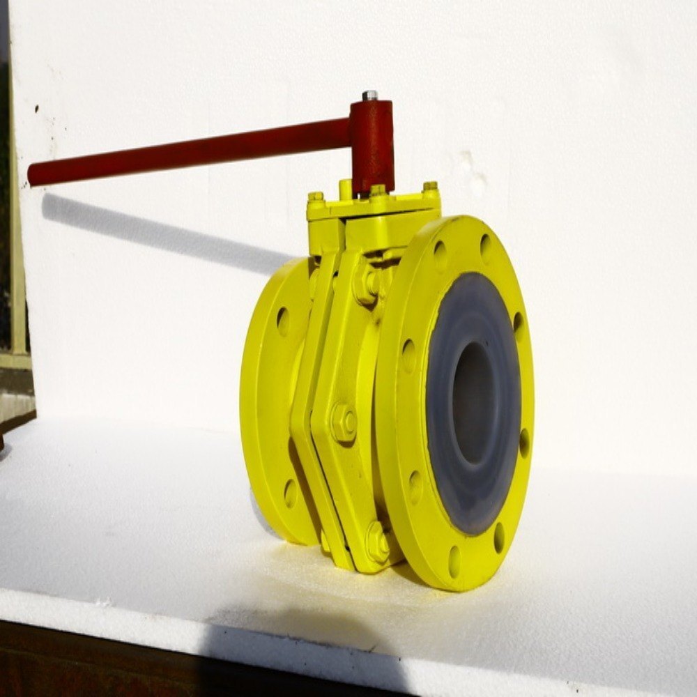 Pfa Lined Flush Bottom Ball Valve - Application: Industrial Flow Control