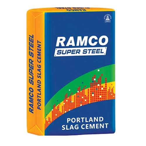 50Kg Ramco Super Steel Cement - Color: Grey