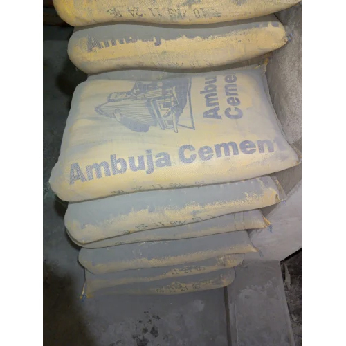 50Kg Ambuja Cement - Color: Grey
