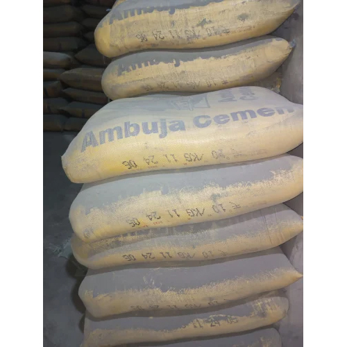 50kg Ambuja Cement - Common Cement, Grey Color, Extra Rapid Hardening, Low Heat Hydration, Corrosion Resistant, Coarse & Manufactured Sand