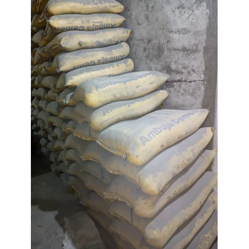 50kg Ambuja Cement - Common Cement, Grey Color, Extra Rapid Hardening, Low Heat Hydration, Corrosion Resistant, Coarse & Manufactured Sand