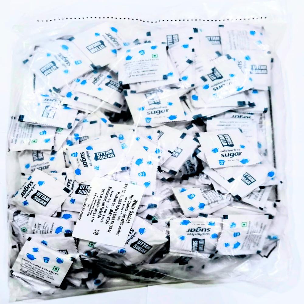 Uttam Sugar Sachets - Color: Brown