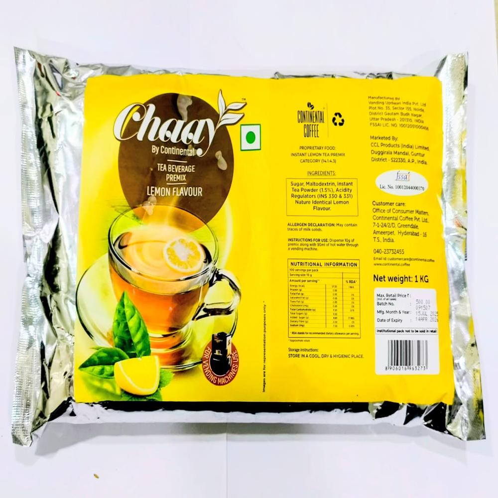 Continental Lemon Tea Premix - Physical Form: Dried