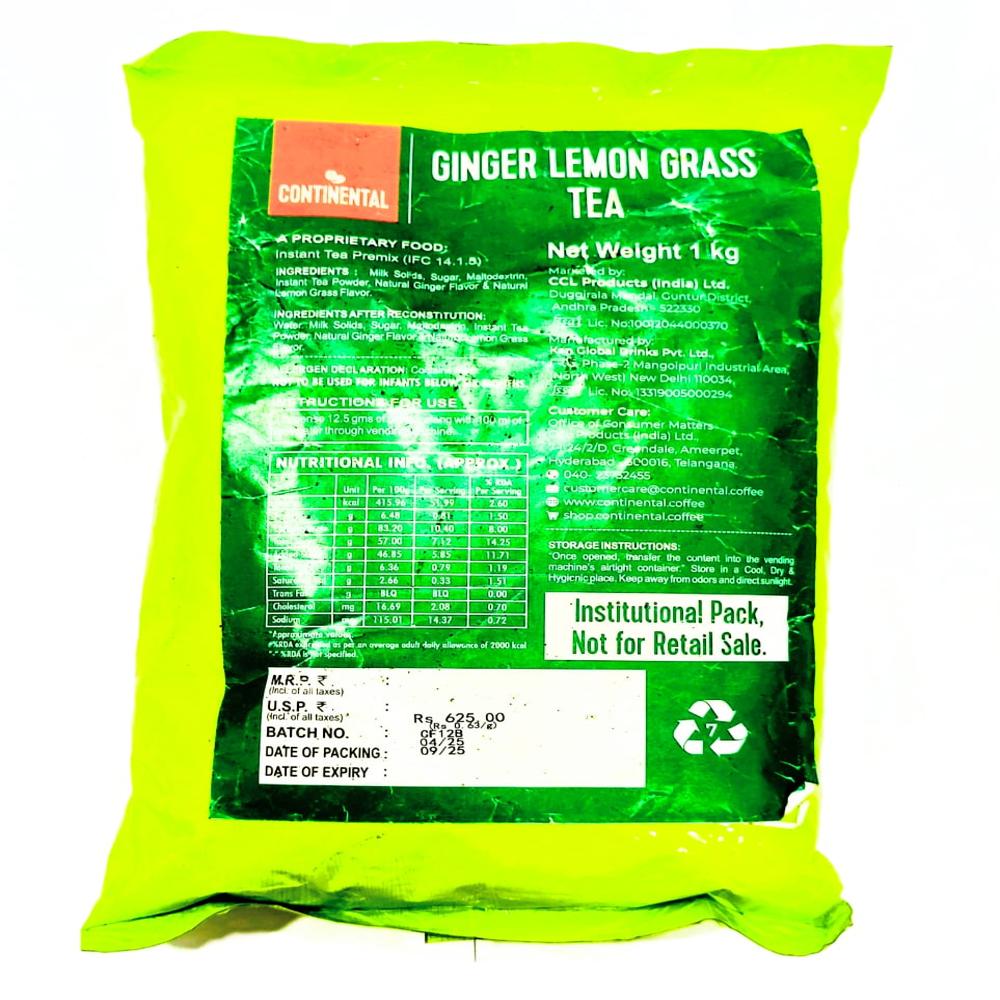 Continental Coffee Ginger Lemongrass Tea Premix - Physical Form: Dried