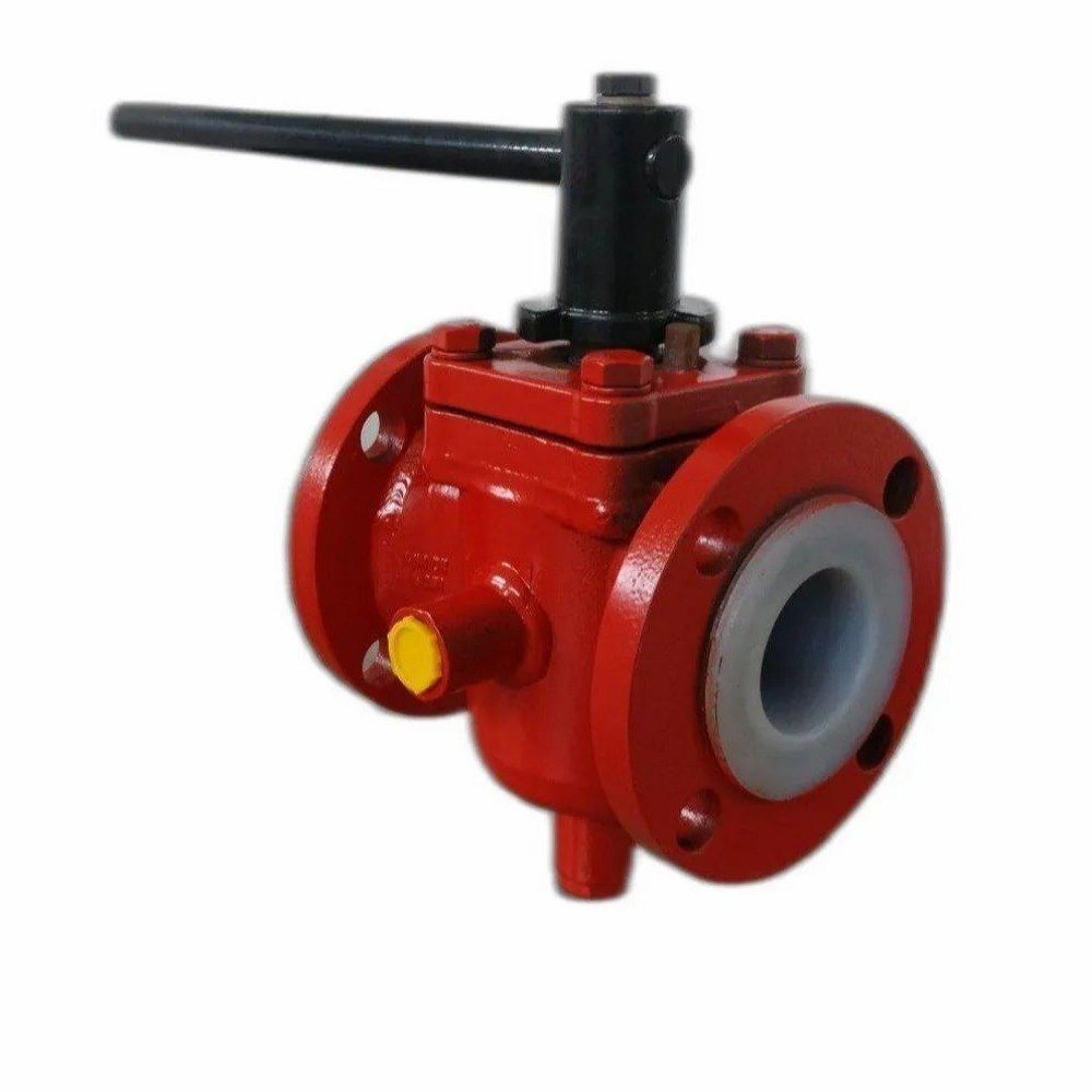 Pfa Lined Plug Valve (Jacketed) - Color: As Per Requirements