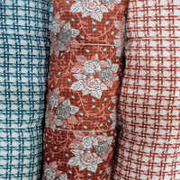 Printed Cotton Fabric Rolls - 40m Length, 126in Width, Multicolor Jacquard Printed Cotton | Machine Washable, Soft & Breathable Texture